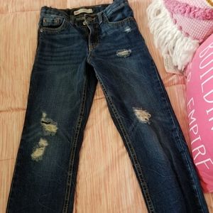 SOLD- Levi's 502 distressed jeans